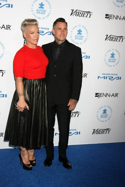 Pink, Carey Hart — Stock Photo, Image