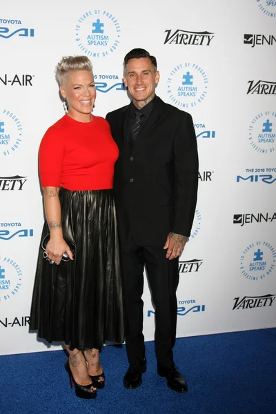 Pink, Carey Hart — Stock Photo, Image