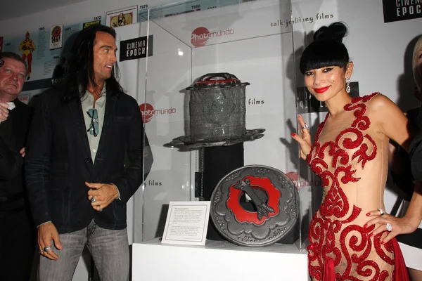 Mathew Karedas, Bai Ling op een "Samurai smeris 2: dodelijke Vengeance" — Stockfoto