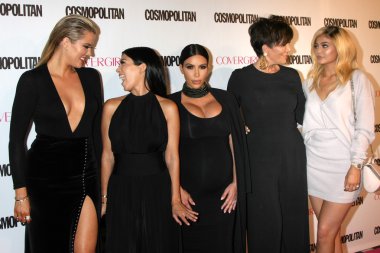 Khloe Karsahian, Kourtney Kardashian, Kim Kardashian West, Kris Jenner, Kylie Jenner clipart