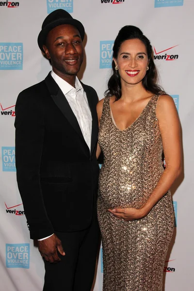 Aloe Blacc, Maya Jupiter — Stock Photo, Image