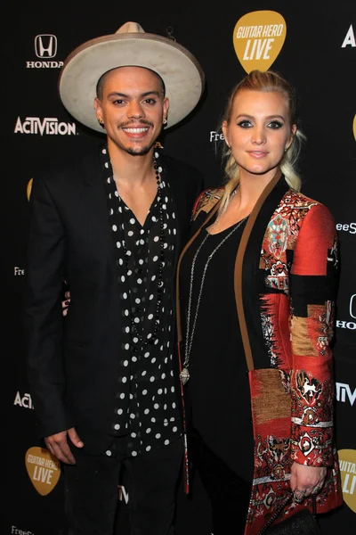 Evan Ross, Ashlee Simpson — Stock fotografie