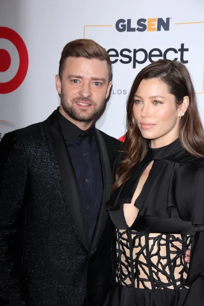 Justin Timberlake, Jessica Biel — Stock Photo, Image