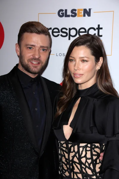 Justin Timberlake, Jessica Biel — Stock Photo, Image