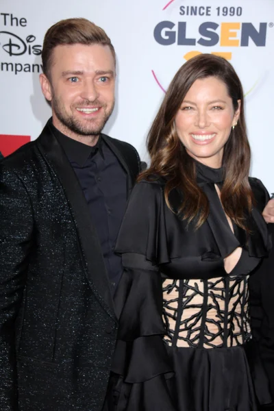 Justin Timberlake, Jessica Biel — Stock Photo, Image