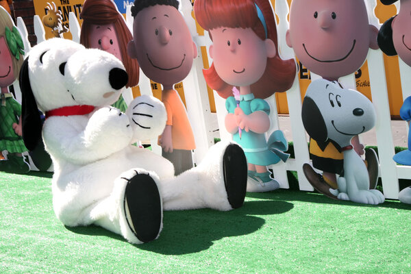 Snoopy at "The Peanuts Movie"