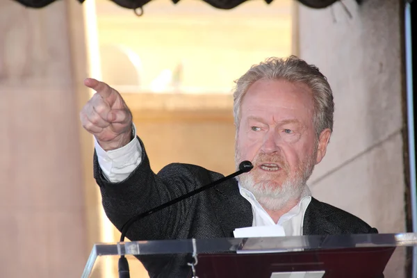 Ridley Scott at the Ridley Scott Star