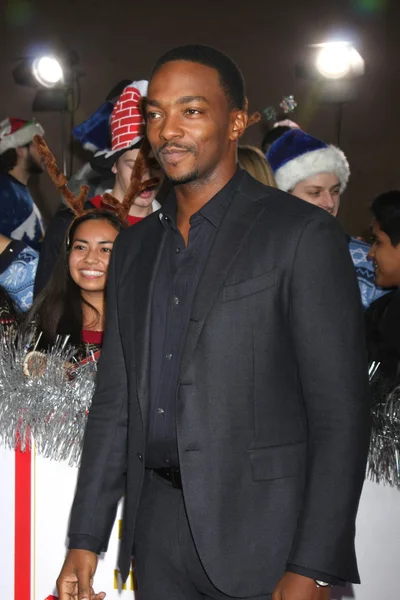 Anthony Mackie op de "The Night Before" — Stockfoto