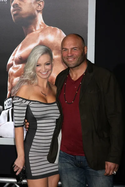 Mindy Robinson, Randy Couture — Stock Photo, Image