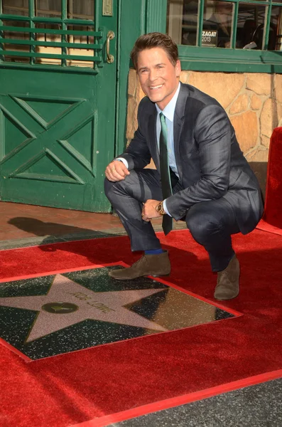 Rob Lowe at the Rob Lowe Star — Stock Photo, Image