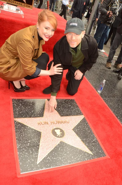 Bryce Dallas Howard, Ron Howard — Stockfoto