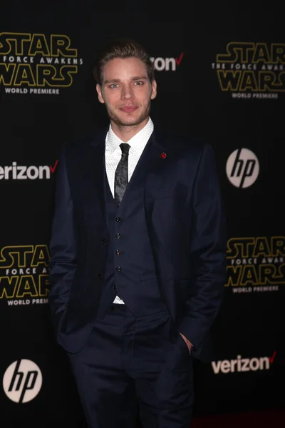 Dominic Sherwood alla "Guerre Stellari " — Foto Stock