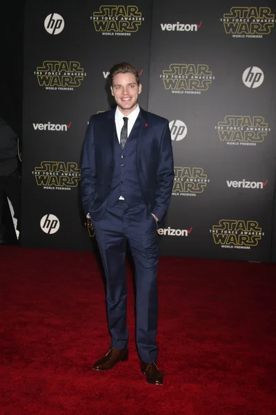 Dominic Sherwood at the "Star Wars" — Stock Photo, Image