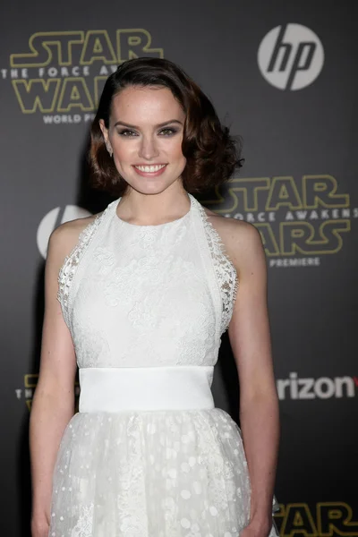 Daisy Ridley beim "Star Wars"" — Stockfoto