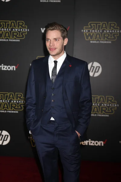 Dominic Sherwood alla "Guerre Stellari " — Foto Stock