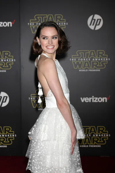 Daisy Ridley alla "Star Wars " — Foto Stock