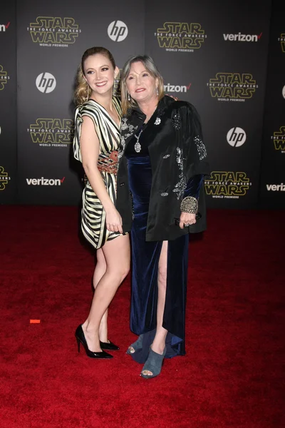Billie Lourd at the "Star Wars" — Stock Photo, Image