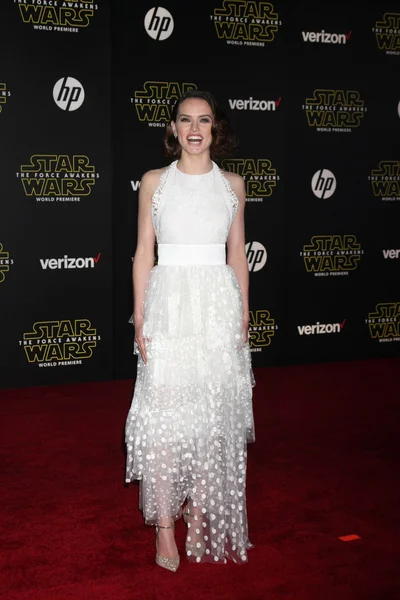 Daisy Ridley alla "Star Wars " — Foto Stock