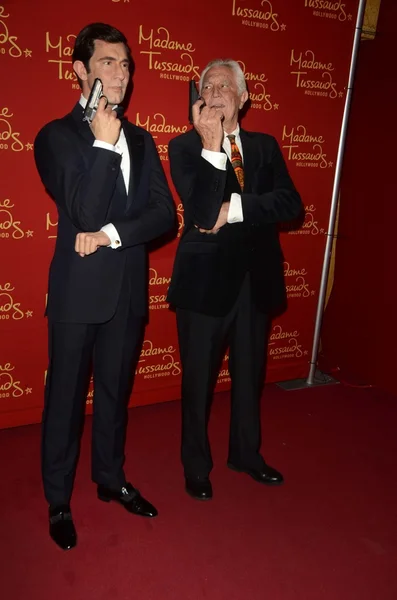 George Lazenby at the Madame Tussauds Hollywood — Stock Photo, Image