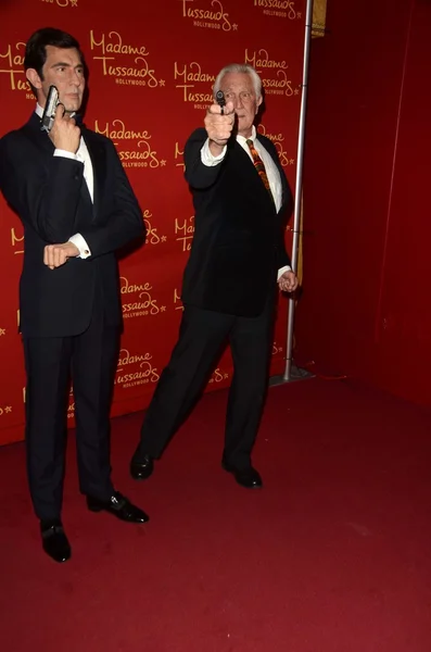 George Lazenby at the Madame Tussauds Hollywood — 图库照片