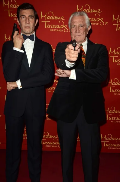 George faulenby bei der madame tussauds hollywood — Stockfoto