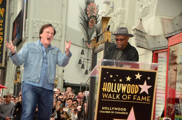 Quentin Tarantino, Samuel L. Jackson — Zdjęcie stockowe