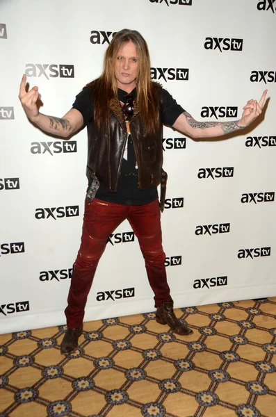 Sebastian Bach - cantante heavy metal — Foto Stock