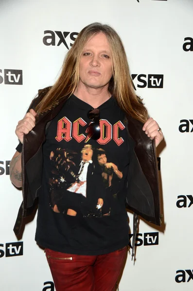 Sebastian Bach - heavy metal singer — Stok fotoğraf