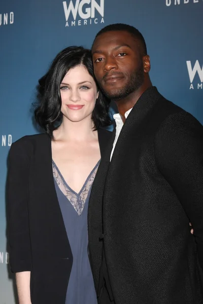 Jessica de Gouw, Aldis Hodge — Foto Stock