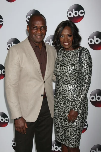 Viola Davis, husband — Stock Photo, Image