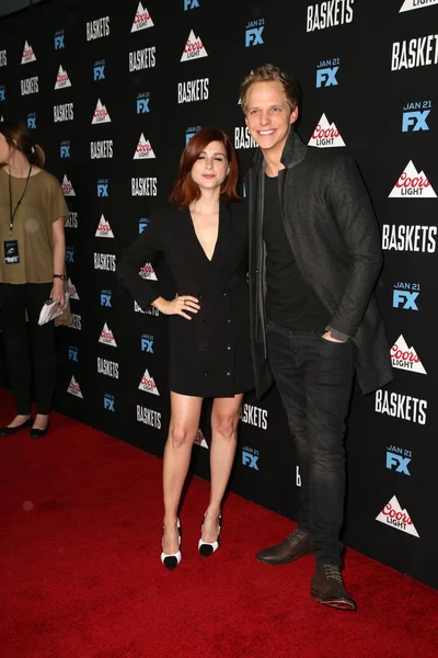 Aya Cash, Chris Geere — Foto de Stock