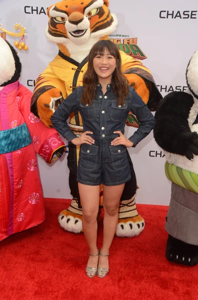 Haley Tju au "Kung Fu Panda 3" " — Photo