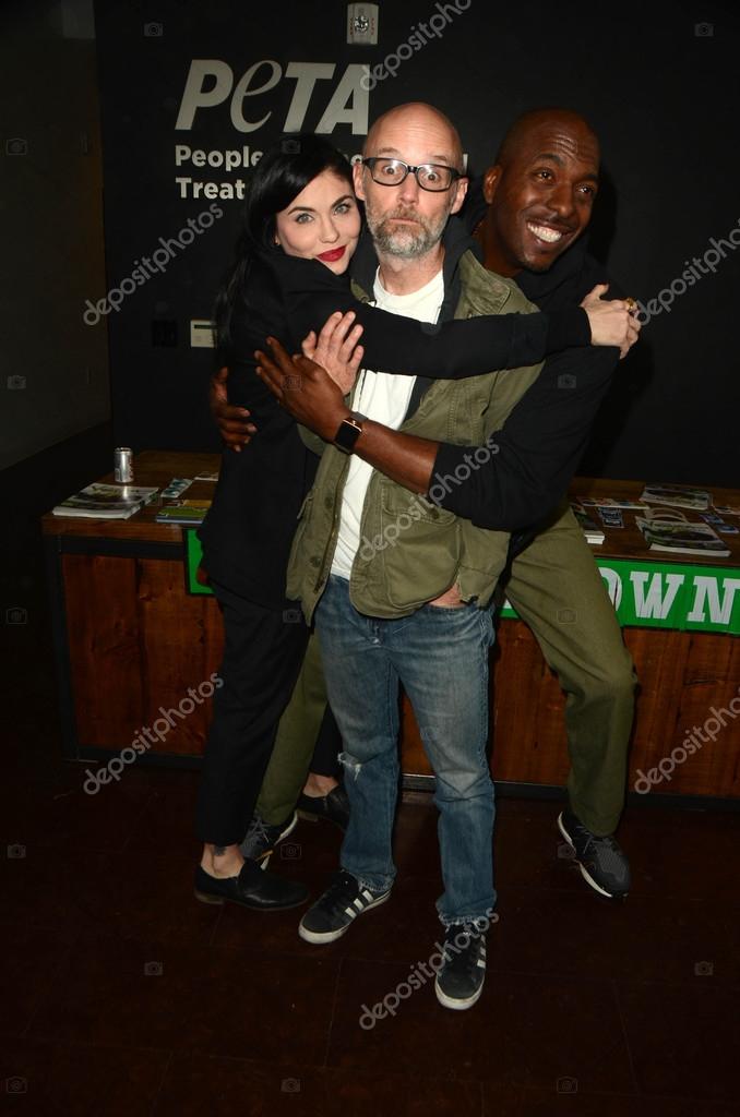 Jodi Lyn O'Keefe, Moby, John Salley — Stock Editorial Photo