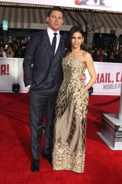 Channing Tatum, Jenna Dewan-Tatum — Foto Stock