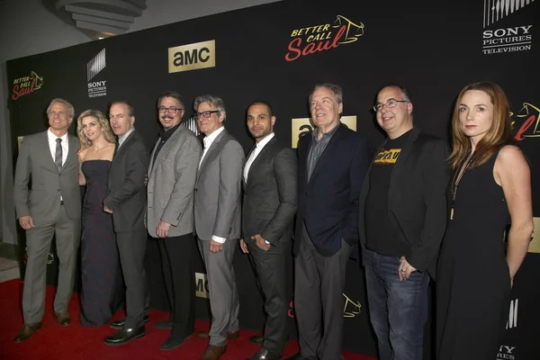 "Better call Saul "cast en crew — Stockfoto