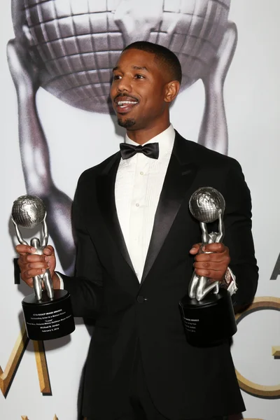 Michael B. Jordan at the 47TH NAACP — Stock Photo, Image