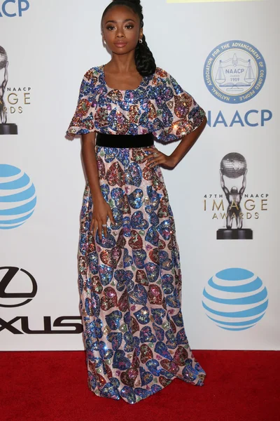 Skai Jackson at the 47TH NAACP — Zdjęcie stockowe