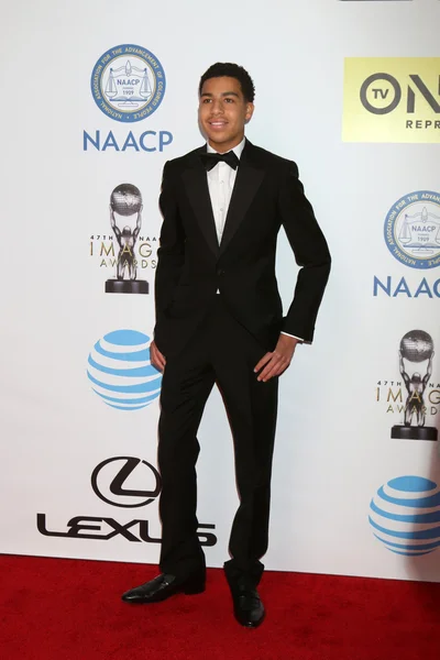 Marcus Scribner at the 47TH NAACP — Stock fotografie