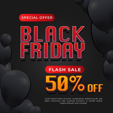Kara Cuma Özel Teklif: 50 İndirimli ve Balonlu Flash Satış