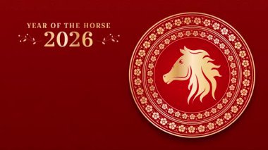 At Animasyonu Yılı sembolik bir at tasarımı, şenlikli bir atmosfer ve Çin Yeni Yıl kutlamasından esinlenilerek yapılan zarif bir harekettir.