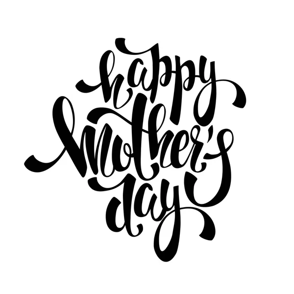 Letras Feliz Dia das Mães — Vetor de Stock