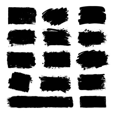 Yaratıcı grunge afiş seti