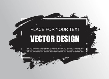 Mürekkep fırçasıyla soyut arkaplan