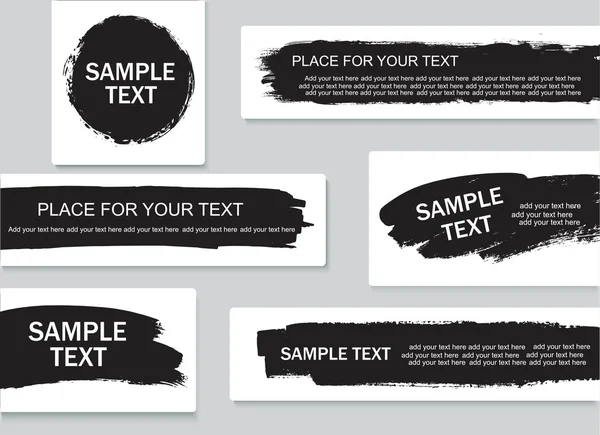 Posters for quote or text collection. — Stock Vector
