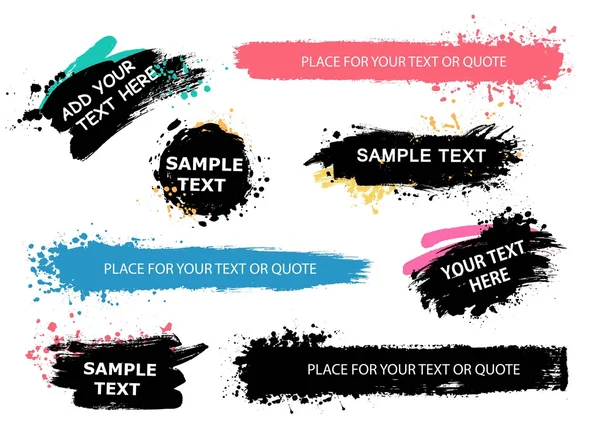 Posters for quote or text collection — Stock Vector