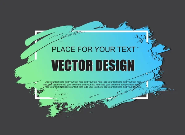 Creative grunge banner — Stock Vector