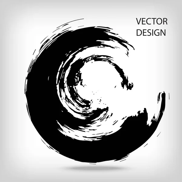 Forma círculo desenhado à mão . —  Vetores de Stock