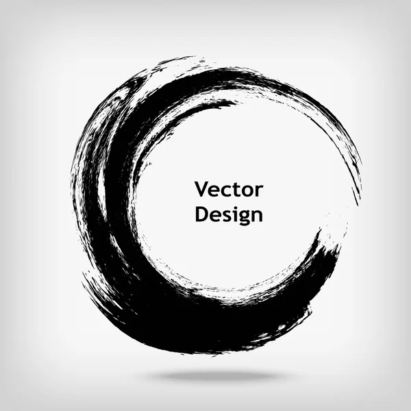Hand ritat cirkel form — Stock vektor