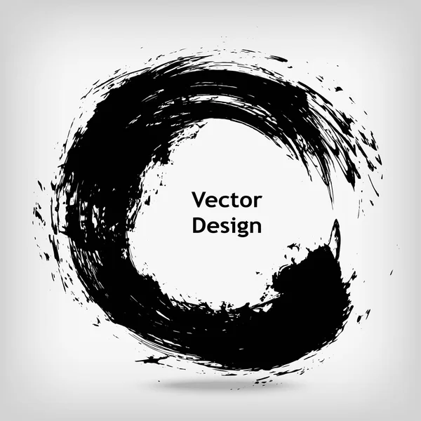 Forma círculo desenhado à mão —  Vetores de Stock