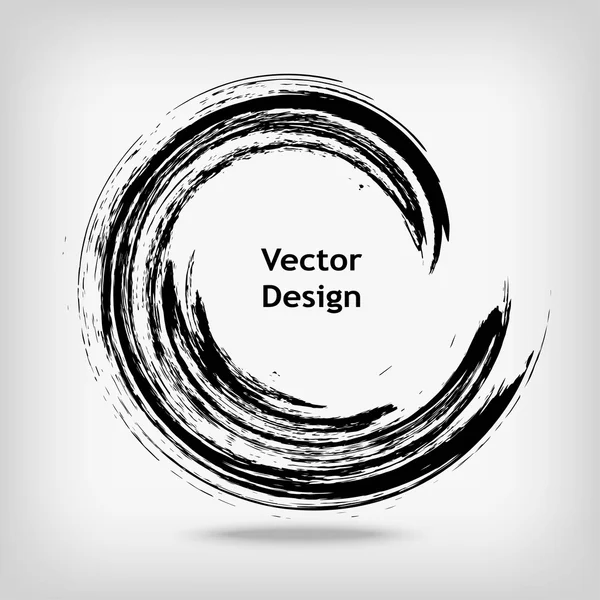 Hand ritat cirkel form — Stock vektor